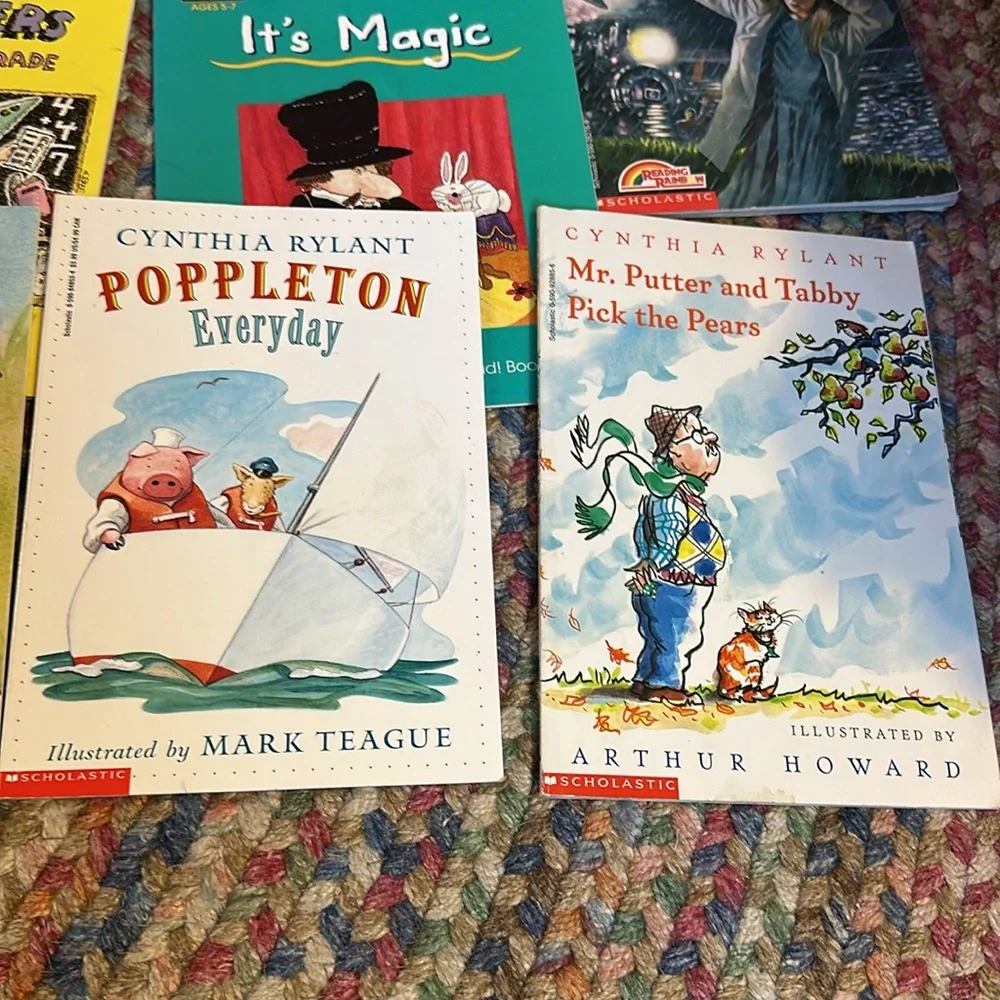 6 Kids Early Reader Book Lot Cynthia Rylant Scholastic Level 2 3